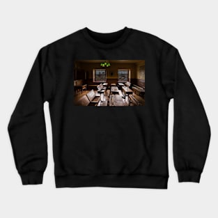An old classroom with a view Crewneck Sweatshirt